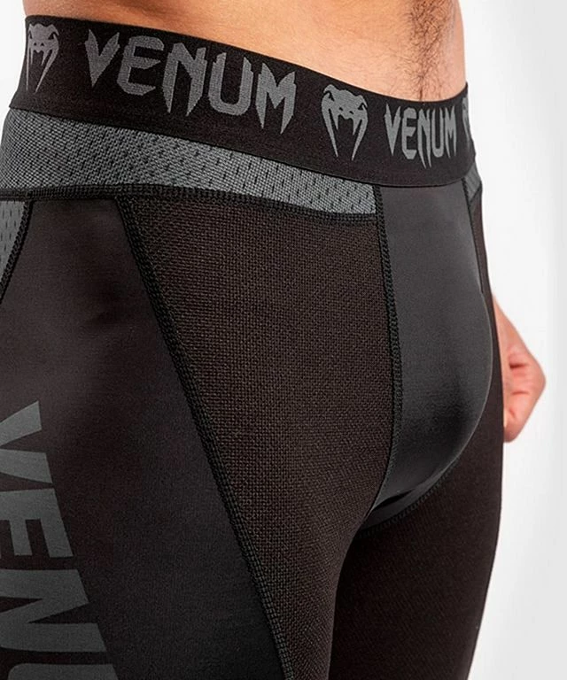Venum ONE FC Impact Compresssion Tights Nero-Nero - immagine 5