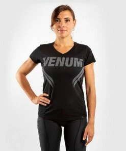 Venum ONE FC Impact Women Tshirt Nero-Nero