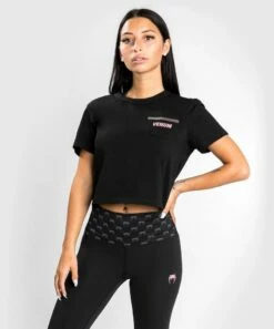 Venum Pink Pocket TShirt For Women Nero-Rosa