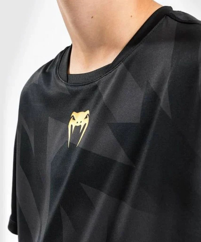 Venum Razor Dry Tech T-Shirt - For Kids Nero-Oro - immagine 2