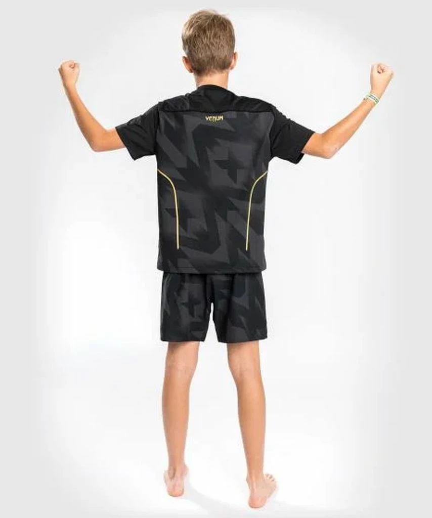 Venum Razor Dry Tech T-Shirt - For Kids Nero-Oro - immagine 3