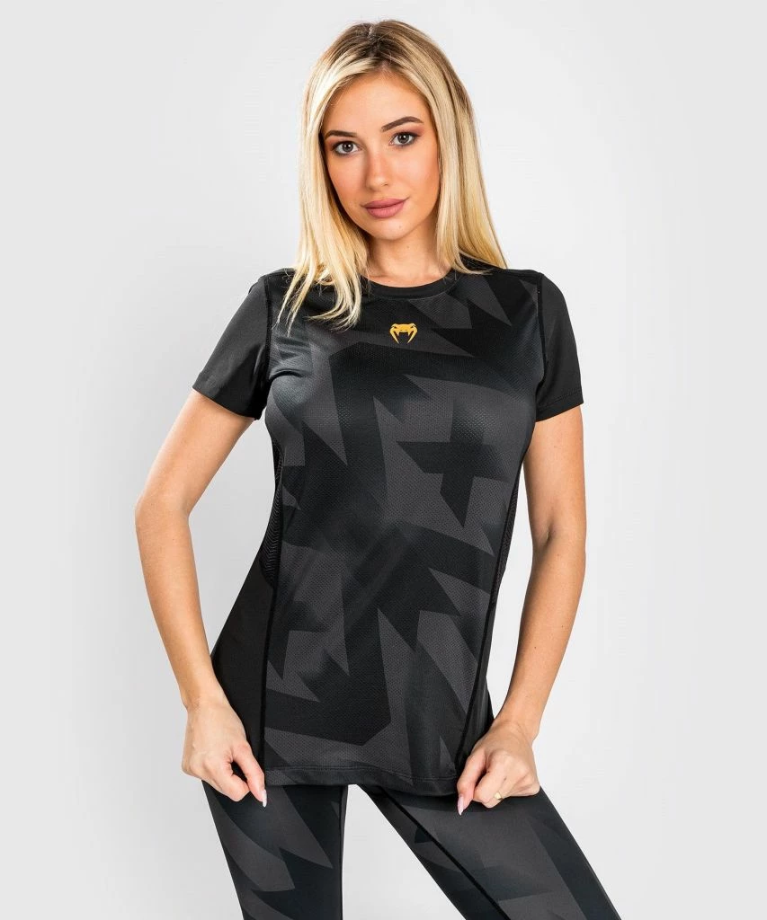 Venum Razor Dry Tech T-Shirt-Women Nero-Oro