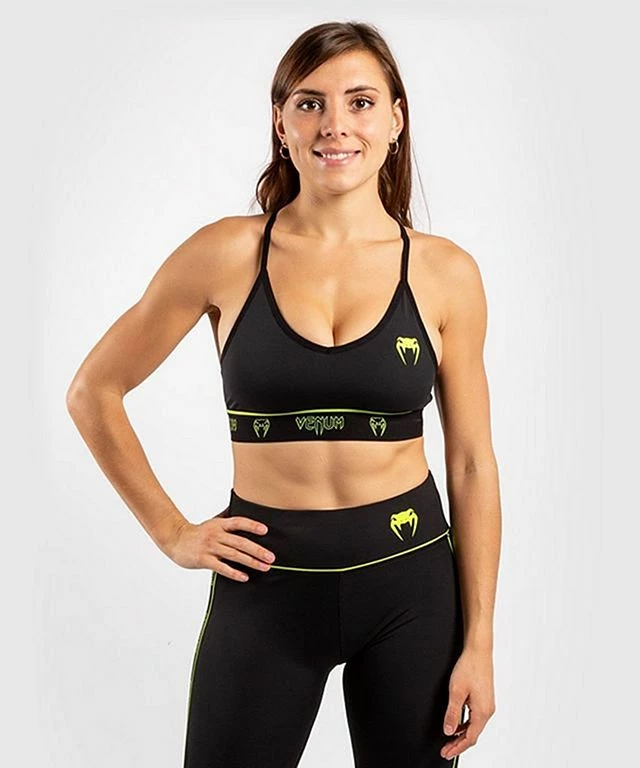 Venum Tecmo Sport Bra For Women Nero-Giallo
