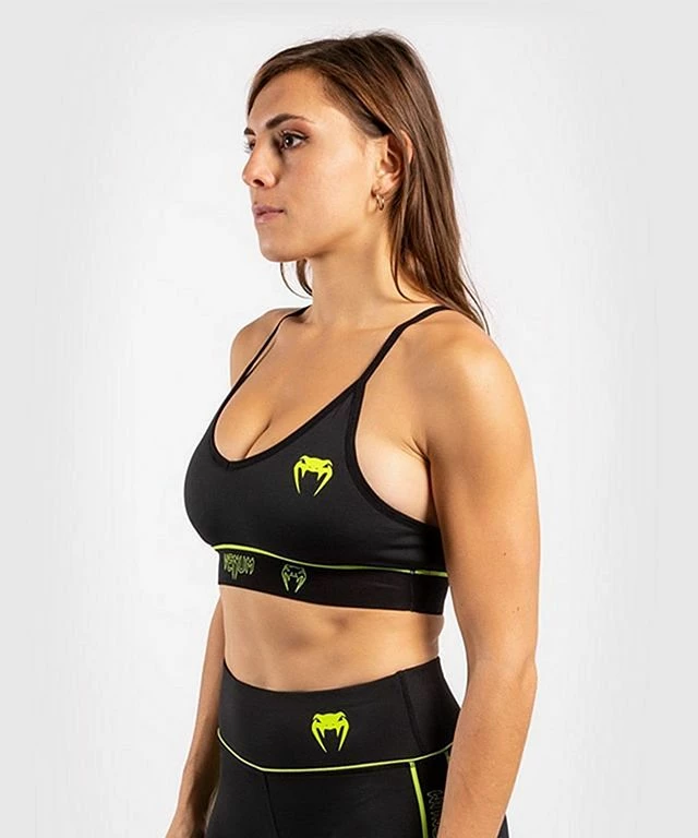 Venum Tecmo Sport Bra For Women Nero-Giallo - immagine 2
