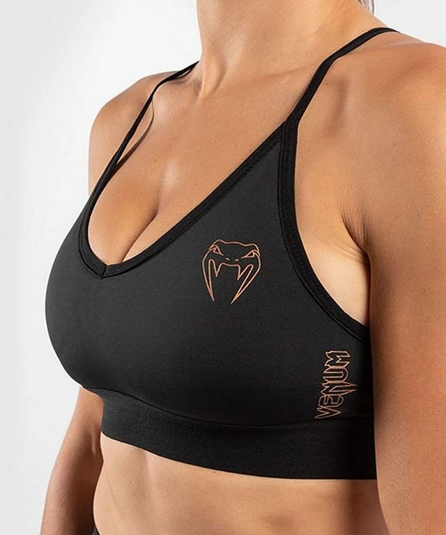 Venum Tecmo Sport Bra For Women Bronze Nero - immagine 3