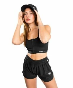 Venum Tempest 2.0 Womens Sport Bra Nero-Grigio