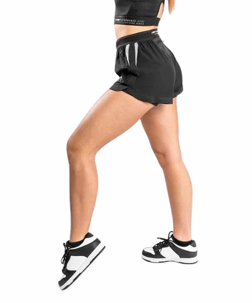 Venum Tempest 2.0 Womens Training Shorts Nero-Grigio - immagine 2