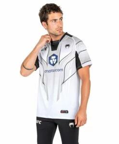 Venum UFC Authentic Fight Night 2.0 Mens Walkout Jersey Bianco