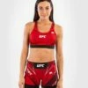 Venum UFC Authentic Fight Night Womens Sport Bra Rosso