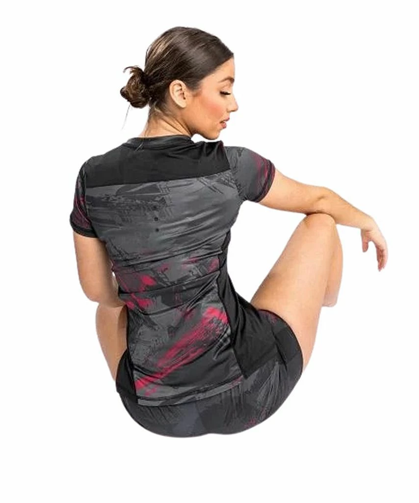 Venum UFC Authentic Fight Week 2.0 Dry Tech T-Shirt For Women Nero-Rosso - immagine 2