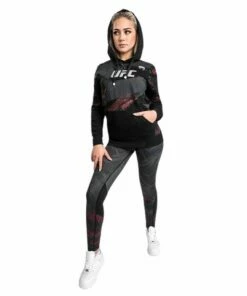 Venum UFC Authentic Fight Week 2.0 Hoodie For Women Nero-Rosso