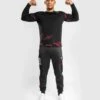 Venum UFC Authentic Fight Week 2.0 T-Shirt Long Sleeves Nero-Rosso