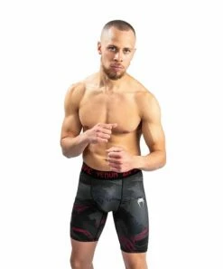 Venum UFC Authentic Fight Week 2.0 Vale Tudo Short Nero-Rosso