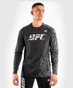 Venum UFC Authentic Fight Week Men Long Sleeve Tshirt Nero