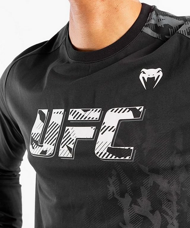 Venum UFC Authentic Fight Week Men Long Sleeve Tshirt Nero - immagine 3