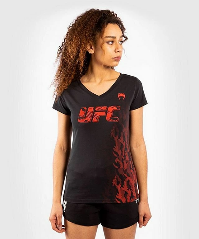 Venum UFC Authentic Fight Week Women Short Sleeve T-shirt Nero - immagine 3