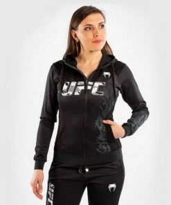Venum UFC Authentic Fight Week Women Zip Hoodie Nero