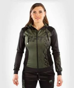 Venum UFC Authentic Fight Week Women Zip Hoodie Verde