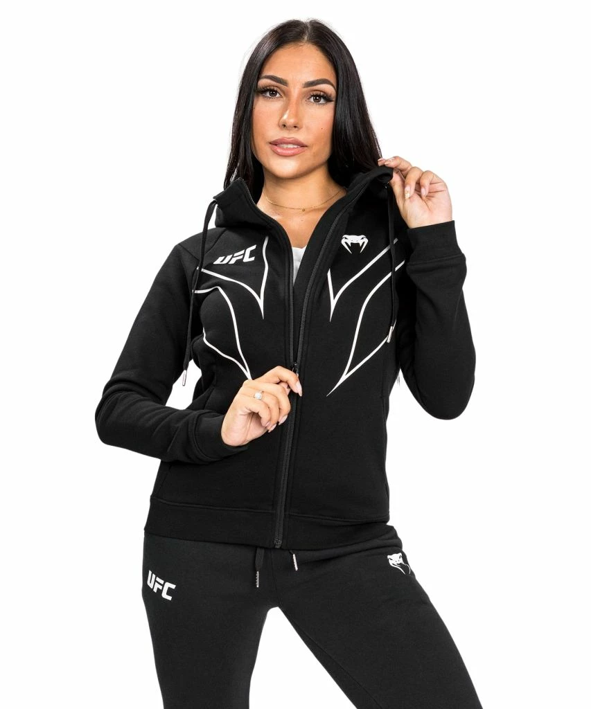 Venum UFC Fight Night 2.0 Replica Womens Full Zip Hoodie Nero