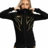Venum UFC Fight Night 2.0 Replica Womens Full Zip Hoodie Nero-Oro