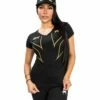 Venum UFC Fight Night 2.0 Replica Womens T-shirt Nero-Oro
